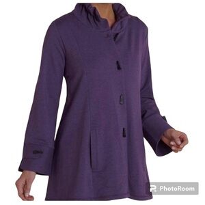 Soft Surroundings La Parisienne purple jacket/cardigan Women’s size medium